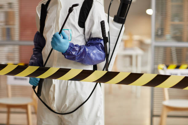 Professional Sewage Cleanup technician working in Missouri City, TX